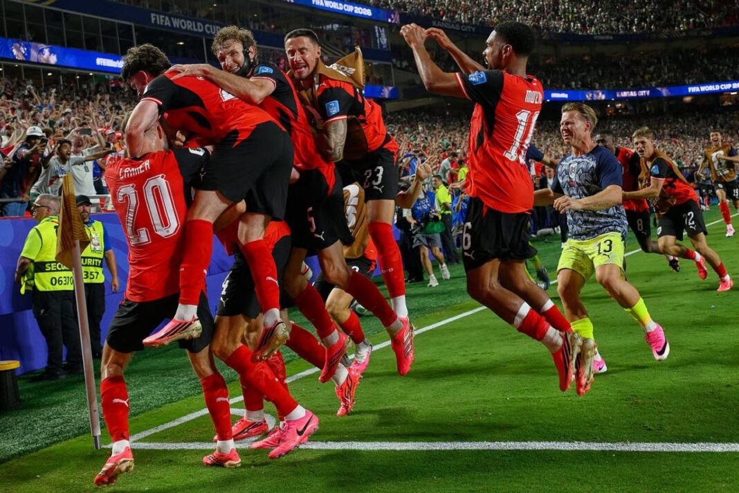ऑस्ट्रिया और अल्जीरिया का 3-3 से रोमांचक ड्रॉ, दोनों ने नॉकआउट में बनाई जगह; ईरान टूर्नामेंट से बाहर ऑस्ट्रिया और अल्जीरिया का 3-3 से रोमांचक ड्रॉ