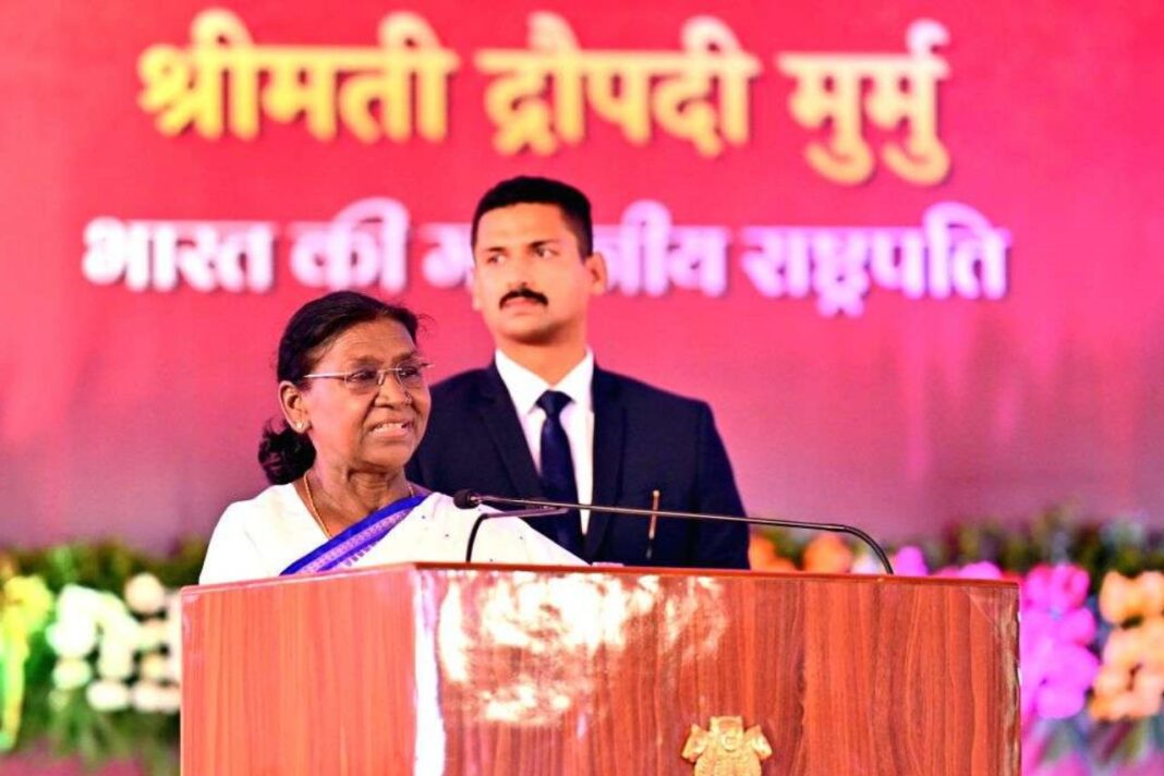 विकास और संस्कृति का संतुलन ही सशक्त समाज की आधारशिला राष्ट्रपति द्रौपदी मुर्मु