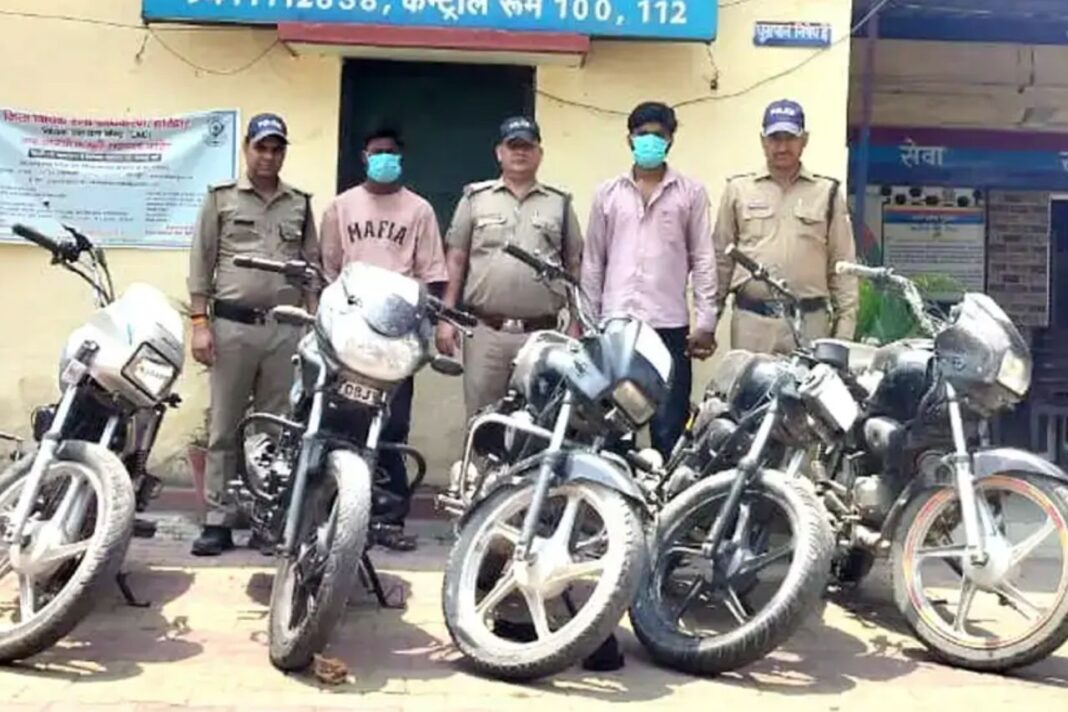 हरिद्वार बाइक चोरी गैंग का भंडाफोड़