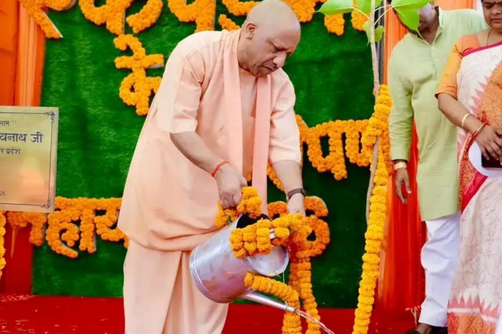 गोरखपुर लिंक एक्सप्रेसवे के भगवानपुर टोल प्लाजा के पास