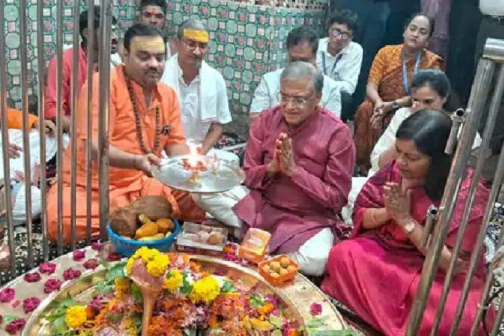 मुख्य निर्वाचन आयुक्त ज्ञानेश कुमार ने ओंकारेश्वर में किए दर्शन