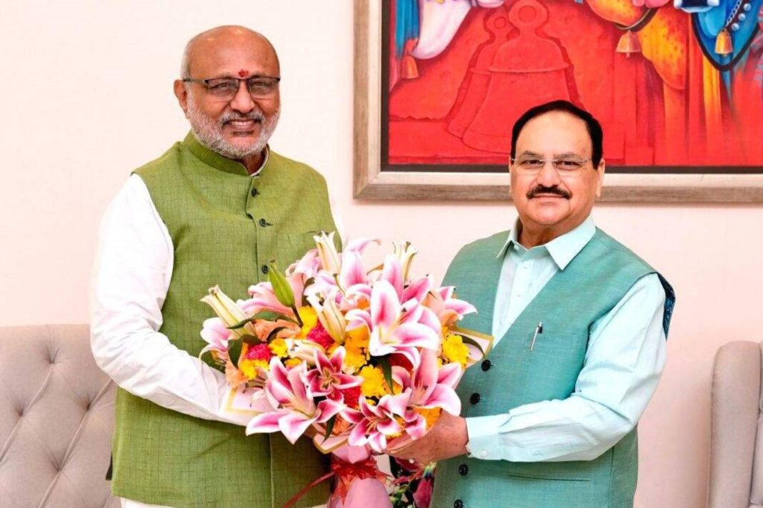 उपराष्ट्रपति सीपी राधाकृष्णन ने जेपी नड्डा से की मुलाकात, जल्द स्वस्थ होने की कामना जेपी नड्डा का स्वास्थ्य: उपराष्ट्रपति सीपी राधाकृष्णन ने की मुलाकात