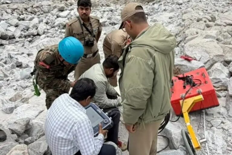 तमक नाले में लापता हवलदार पंकज की तलाश तेज, रडार से खोजबीन