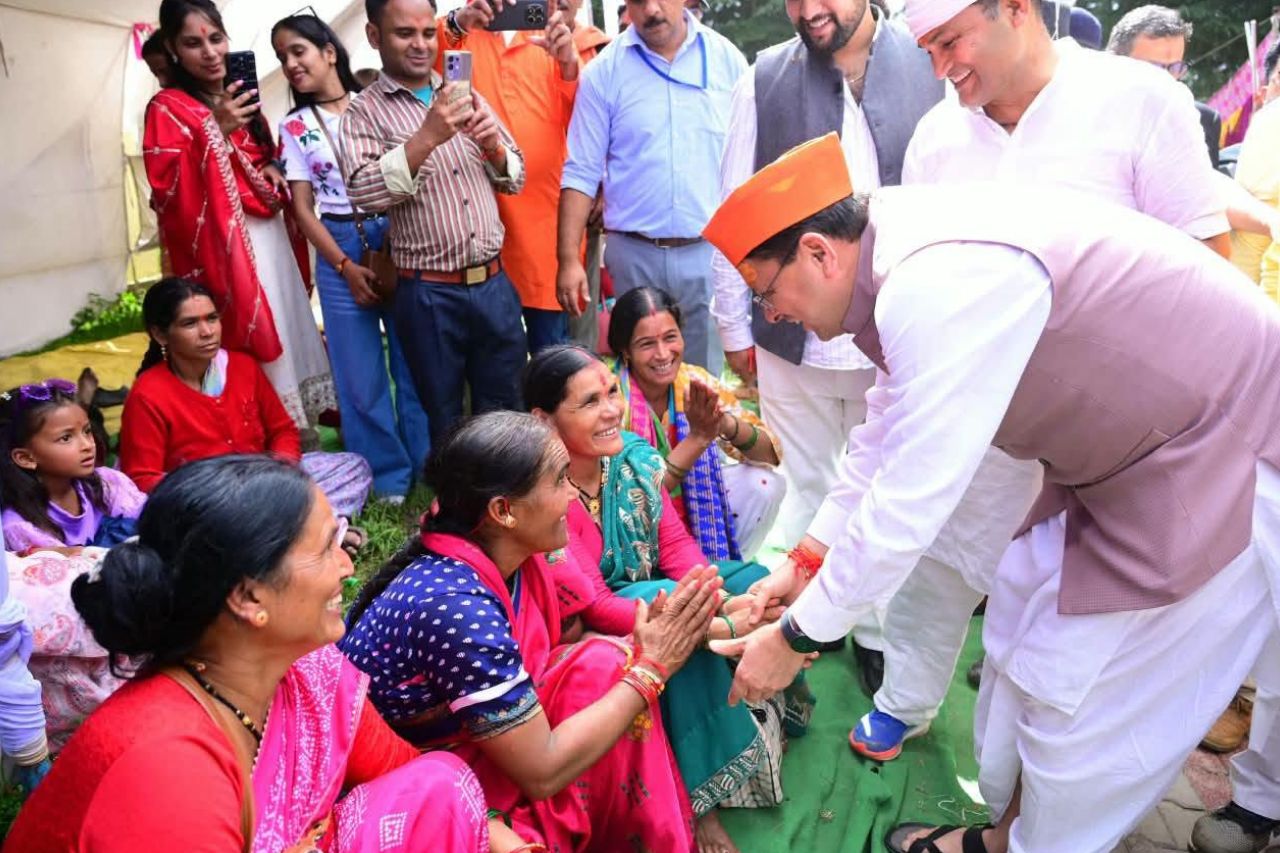 देवीधुरा बग्वाल मेला मुख्यमंत्री धामी ने की माँ वाराही की पूजा 2