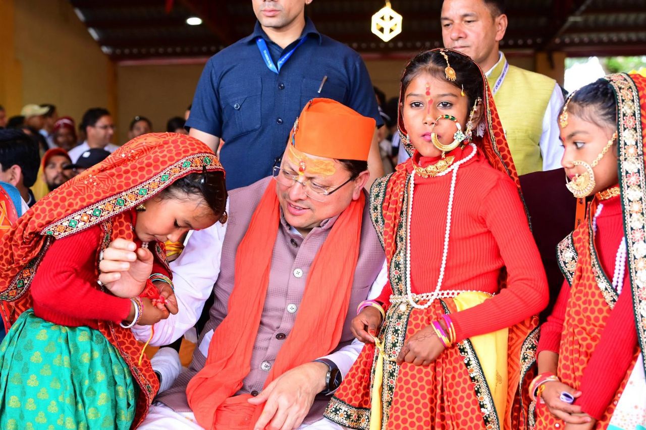 देवीधुरा बग्वाल मेला मुख्यमंत्री धामी ने की माँ वाराही की पूजा 4