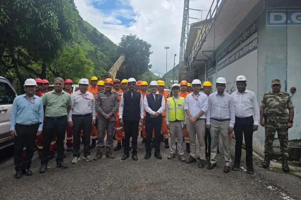 धौलीगंगा पावर हाउस में एनडीआरएफ का अभ्यास, आपदा प्रबंधन समन्वय मजबूत