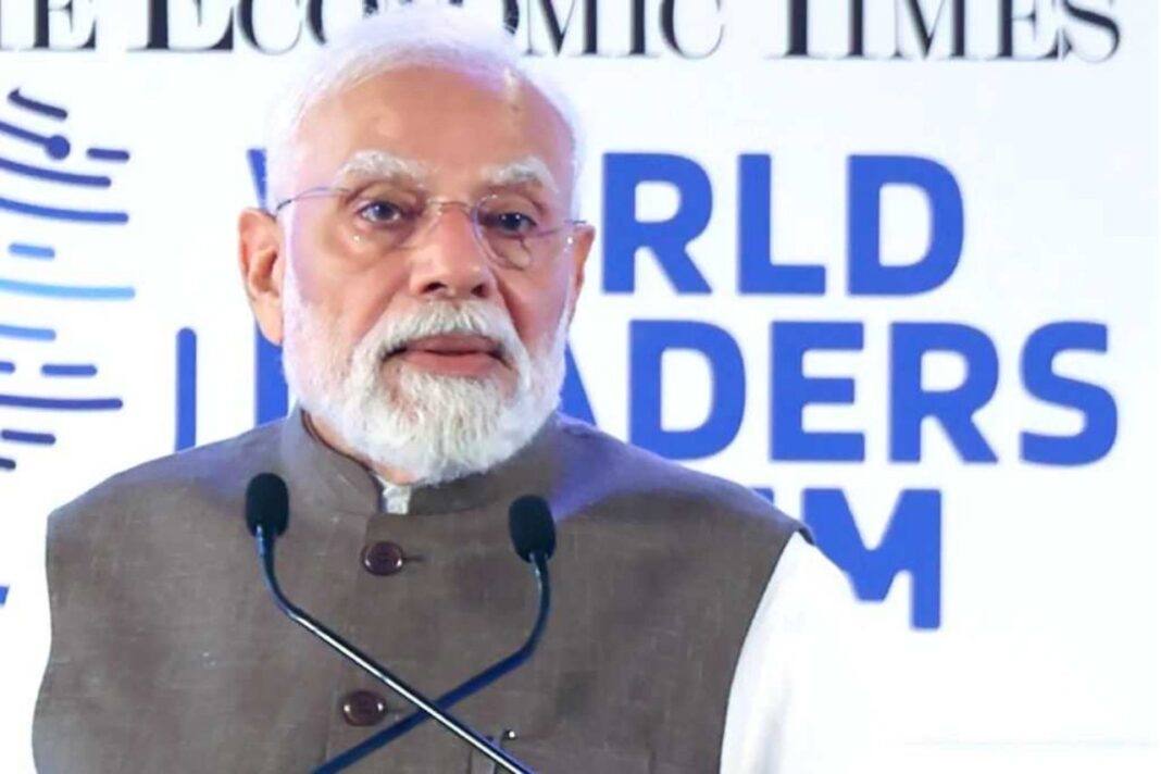 प्रधानमंत्री नरेंद्र मोदी बोले- नियमों में नहीं, पूरी नीति में हो रहा बदलाव; अगली पीढ़ी के सुधारों पर जोर प्रधानमंत्री नरेंद्र मोदी बोले- नियम नहीं, पूरी नीति बदल रही सरकार