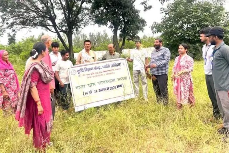 हरिद्वार में गाजर घास उन्मूलन जागरूकता कार्यक्रम, नियंत्रण के बताए उपाय